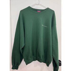 Awesome Vintage 90's Dark Green Champion Crewneck
